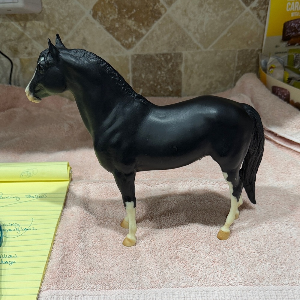 Breyer Tri-Mi Boot Scootini Boogie Missouri Fox Trooter #945 circa 1997 - Picture 3 of 6